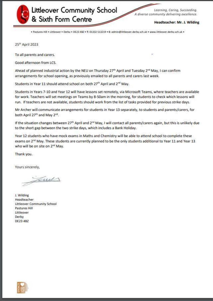 Littleover Community School Profile (2023)